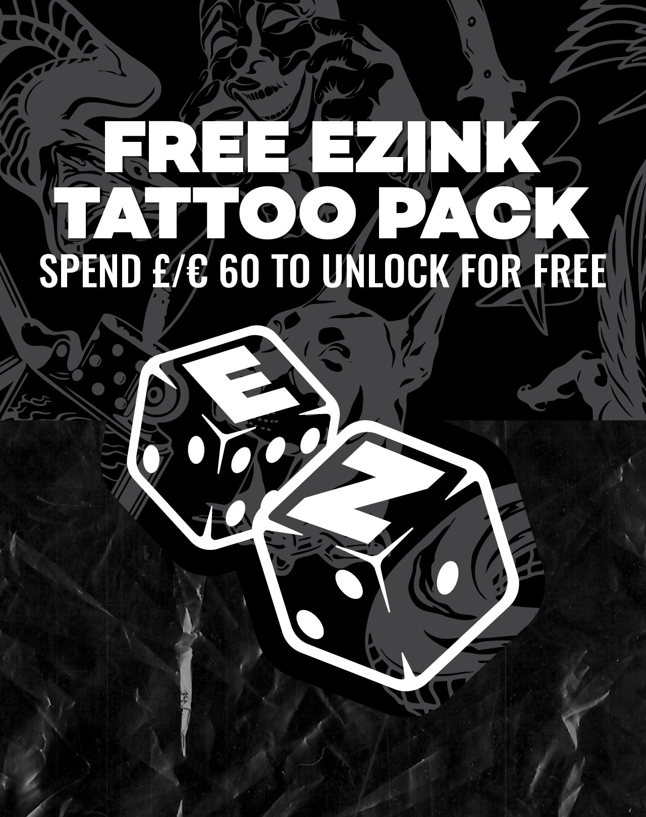 Free Tattoo Pack (4 Free Tattoos)