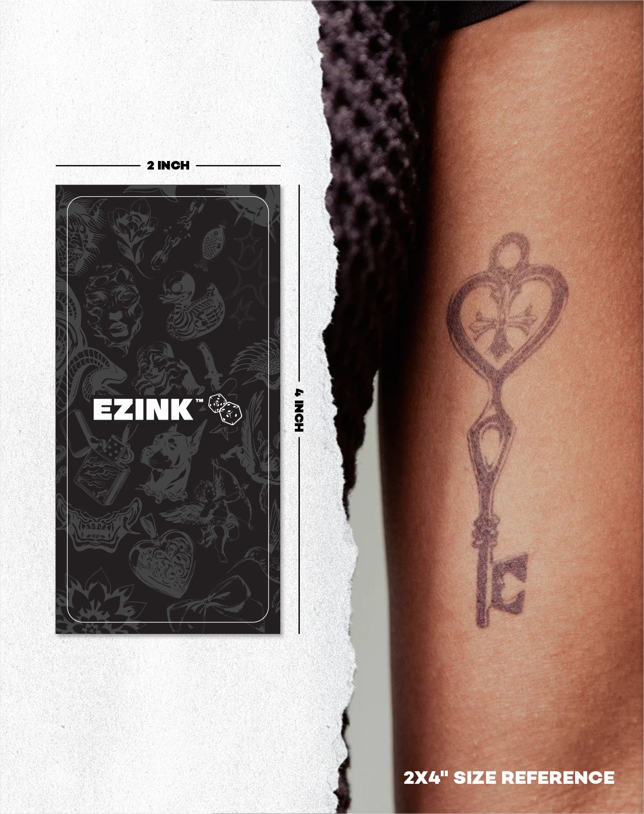 Custom Small Tattoo (2×4”)