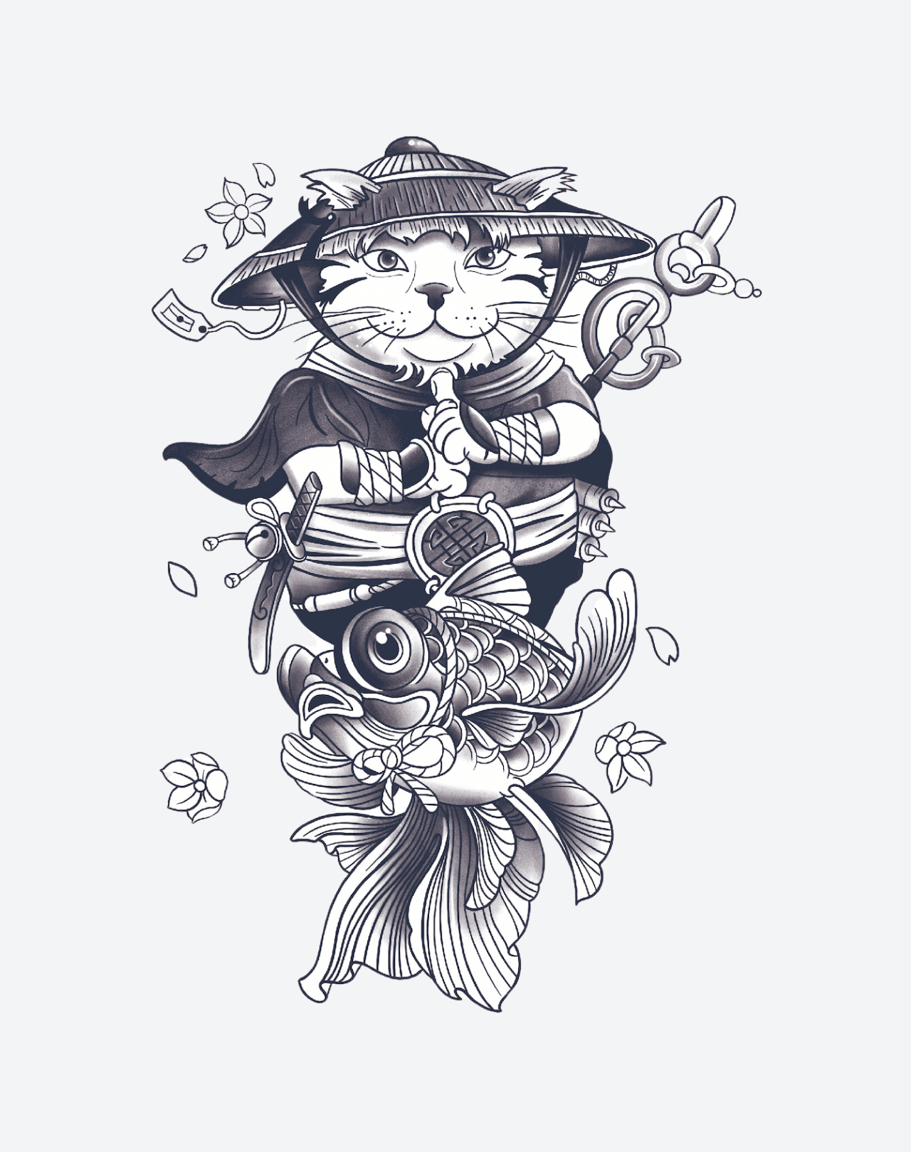 Samurai Cat
